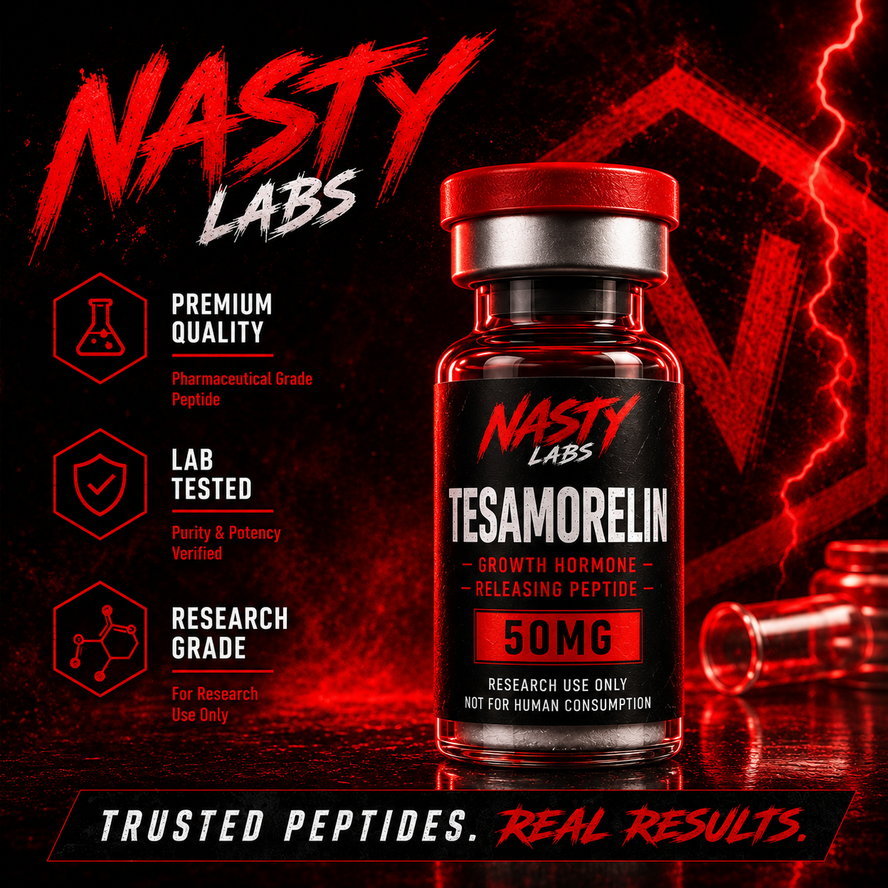 Tesamorelin vial